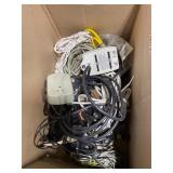 1 LOT OF ELECTRONICS AND ACCESSORIES, CABLES, CONN