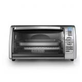 1500 W 6-SLICE STAINLESS STEEL TOASTER OVEN WITH B