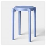 1 LOT (2) ROUND ACCENT PATIO END TABLE BLUE - ROOM