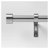 66"-120" DAUNTLESS CURTAIN ROD BRUSHED NICKEL - TH