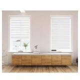 1PC 48"X72" LIGHT FILTERING CORDLESS ZEBRA WINDOW