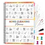 ADHD CLEANING PLANNER, DRY-ERASE SLEEVE + PAPER PA