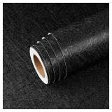 BLACK SILK WALLPAPER PEEL AND STICK WALLPAPER 17.7
