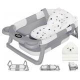 MOREFEEL COLLAPSIBLE BABY BATHTUB FOR NEWBORN WITH