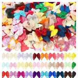 JUNEBRUSHS 180 PCS MINI RIBBON BOWS MULTICOLOR SMA
