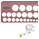 MOMCOZY NIPPLE RULER, SILICONE FLANGE SIZING TOOL