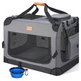MORPILOT 24-INCH PORTABLE COLLAPSIBLE DOG CRATE FO