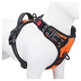 PHOEPET NO PULL DOG HARNESS MEDIUM REFLECTIVE FRON