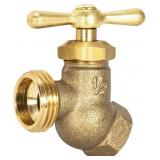 EASTMAN FEMALE NO-KINK HOSE BIBB, 1/2 INCH FIP, BR