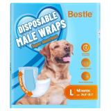 BESTLE MALE DOG WRAP, DISPOSABLE DOG DIAPERS, 40 C