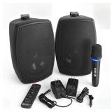 $179 6.5 INCH WALL MOUNTED BLUETOOTH 5.4 SPEAKERS,