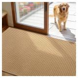 YIHOUSE INDOOR DOOR MAT 35" X 59", NON-SLIP WASHAB