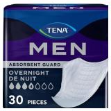 TENA MEN OVERNIGHT GUARDS, INCONTINENCE PADS FOR M