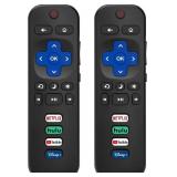 (2 PACK) REPLACEMENT REMOTE CONTROL FOR ROKU TV, F