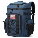 MAELSTROM 35/50 CAN INSULATED BACKPACK COOLER, LEA