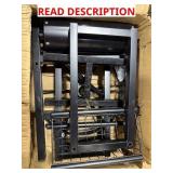 GARDEN HOSE REEL STAND WITH STORAGE RACK - 125FT 5
