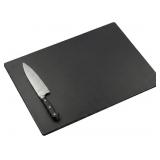 THIRTEEN CHEFS 18X12 BLACK CUTTING BOARD FOR KITCH