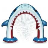 ANPRO GIANT SHARK SPRINKLER KIDS INFLATABLE WATER