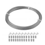 SIDAZON 1/16 INCH STAINLESS STEEL WIRE CABLE,100FT