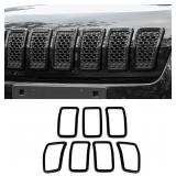 JECAR FOR JEEP CHEROKEE GRILL INSERTS, FRONT GRILL