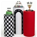 TRANQUN 3 PACK RACING CAR THEME SPANDEX CYLINDER S