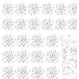 TONDIAMO 24 PCS ARTIFICIAL PEARL STRING FOR FLOATI