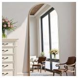 ROWJUT FLOOR MIRROR ARCHED FULL LENGTH MIRRORS, MI