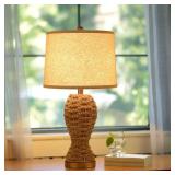 24.4" BOHO TABLE LAMPS FOR LIVING ROOM, BEDSIDE LA