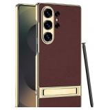 FOR SAMSUNG GALAXY S26 ULTRA VEGAN LEATHER CASE WI
