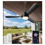 42 INCH OUTDOOR CEILLING FAN,PLUG-IN CEILING FAN L