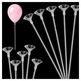 30 PCS BALLOON STICKS, PLASTIC BALLOON STICKS WITH