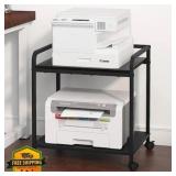 21"X15.8" LARGE PRINTER STAND WITH STORAGE 2-TIER