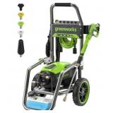 $450 GREENWORKS BRUSHLESS 3000 PSI 2.0 GPM MAX/ 1.