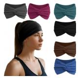 HSEM HEADBANDS FOR WOMEN, NON SILP WIDE HAIR BANDS