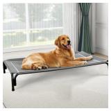 CZPALO OUTDOOR ELEVATED DOG BED FOR LARGE SIZED DO