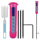 UPGRADED RAIN GAUGE OUTDOOR, FREEZE PROOF RAIN GAU