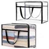 60L CLEAR STORAGE BAGS PLASTIC BLANKET STORAGE BAG