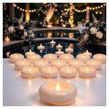 AIGNIS 24 PACK WATERPROOF FLAMELESS FLOATING CANDL