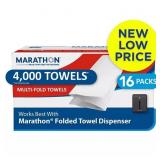 MARATHON MULTIFOLD 1-PLY WHITE PAPER TOWELS 16 PKS