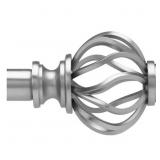 36"-66" LOFT BY UMBRA CAGIO CURTAIN ROD MATTE NICK