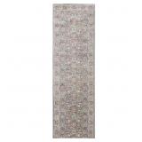 REYNELL LIGHT BLUE DOORMAT 2 FT. X 7 FT. FLORAL AR
