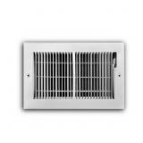 10 IN. X 6 IN. 2-WAY STEEL BASEBOARD REGISTER IN W