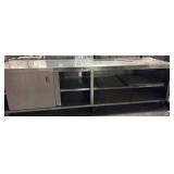 120" L X 30" W X 36" H STAINLESS STEEL PREP TABLE