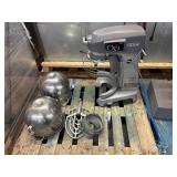 HOBART COMMERCIAL STAND MIXER W/ TWO STAINLESS STE