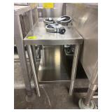 32" L X 15" W X 24" H STAINLESS STEEL CART WITH WH