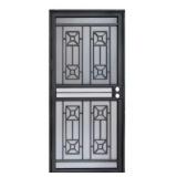 38 IN X 82 IN REVERSIBLE HINGING STEEL BLACK SECUR