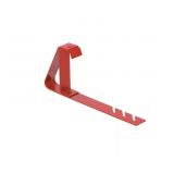 1 LOT (2) QUAL-CRAFT STEEL RED ROOF BRACKET
