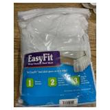 EASY FIT WHITE TWIN 15-IN BED SKIRT