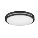 PROJECT SOURCE 1-LIGHT 17-IN MATTE BLACK INTEGRATE