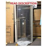 80X37 FULL VIEW TAN / BEIGE PATIO SLIDING SCREEN D